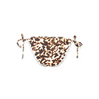 Beige Polyester Women's Swim Brief