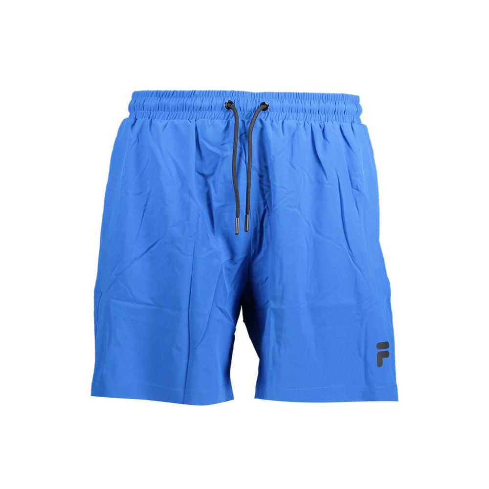 Blaue Badehose für Herren aus Polyester