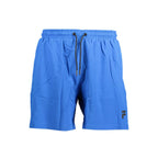 Blaue Badehose für Herren aus Polyester