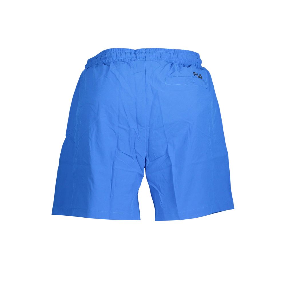 Blaue Badehose für Herren aus Polyester