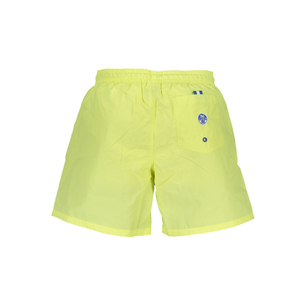 Gelbe Badehose für Herren aus Polyester