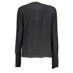 "Black Viscose Women's Blouse"