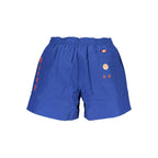 Badeshorts für Herren aus blauem Polyester