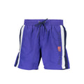 Blauer Polyamid-Badeshorts für Herren