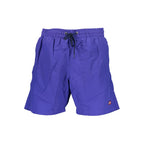 Blauer Polyamid Herren Swim Boxer