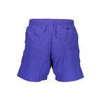 Blauer Polyamid Herren Swim Boxer