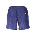 Blauer Polyester-Badeslip für Herren
