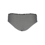 Schwarze Polyamid-Damen-Badeslips