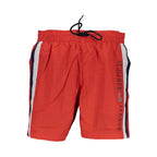 Rot Polyamid Herren Badeshorts