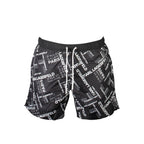 Schwarze Polyester Herren Badehose