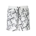 Weiße Polyester Herren Badehose
