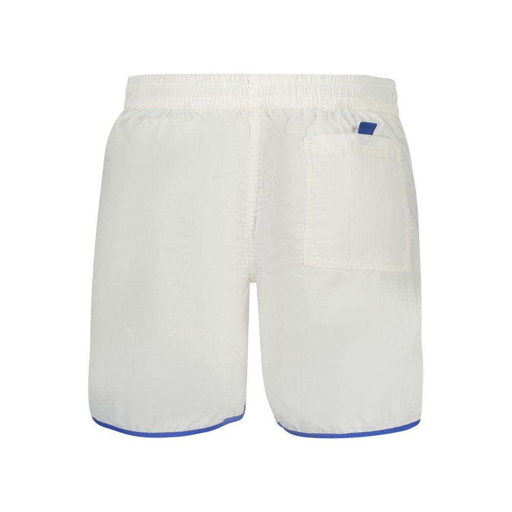 Weiß Polyamid Herren Badehose