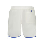 Weiß Polyamid Herren Badehose
