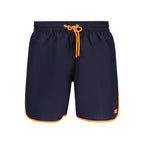 Blau Polyamid Herren Badehosen Boxer
