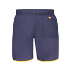 Blau Polyamid Herren Badehosen Boxer