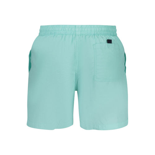 Azure Polyamide Men's Swim Boxer