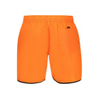 Orange Polyamid Herren Badeshorts