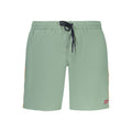Green Polyamide Men's Swim Boxers
