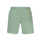 Green Polyamide Men's Swim Boxers