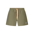 Verde Nylon Men Swim Boxer
