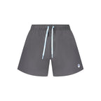 Black Nylon Men's Swim Boxer