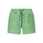 Verde Polyester Men Swim Boxer