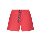 Rote Nylon-Badehose für Herren