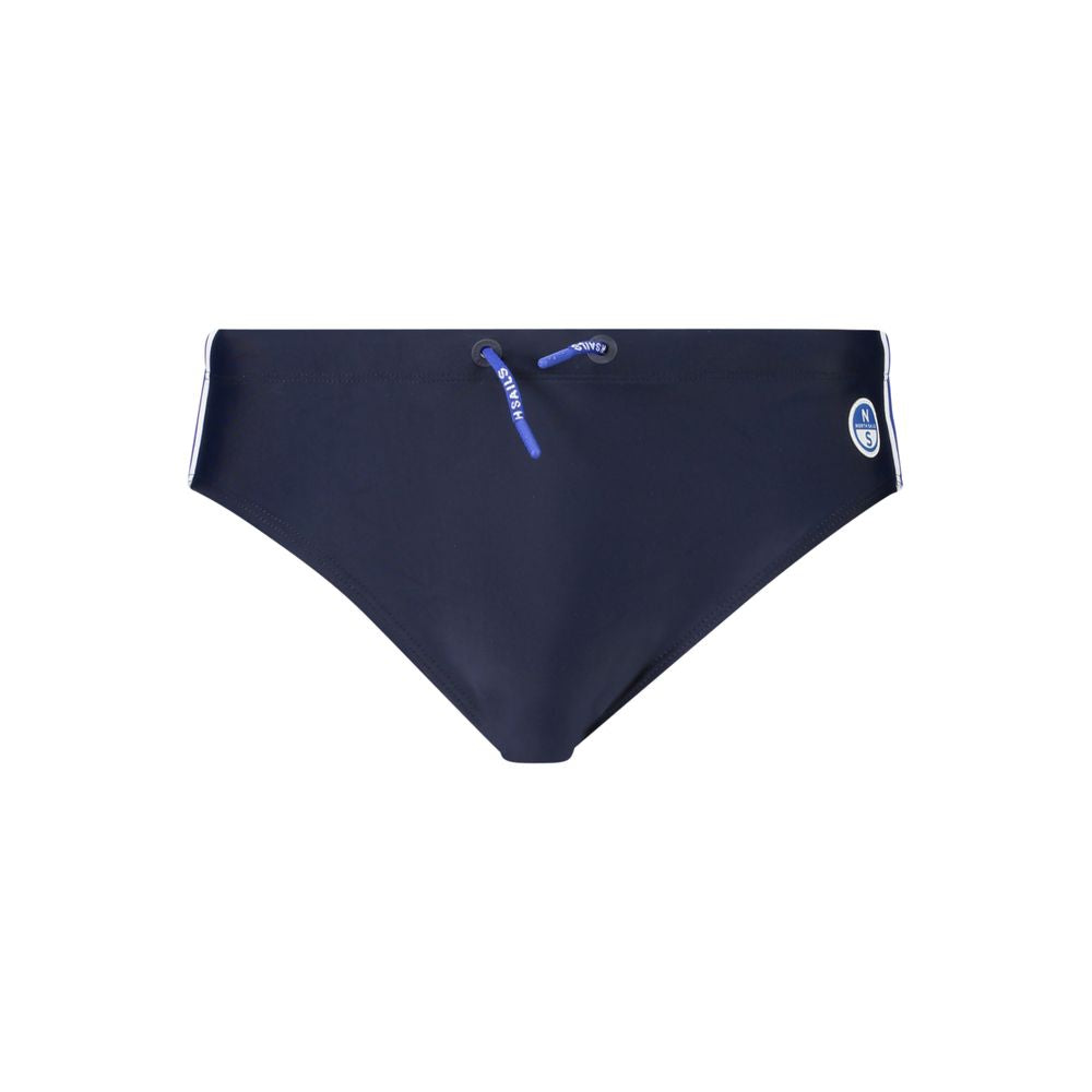 Blauer Polyamid Herren-Schwimm-Slip