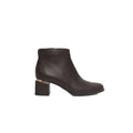Burgundy Cowhide Women Boot