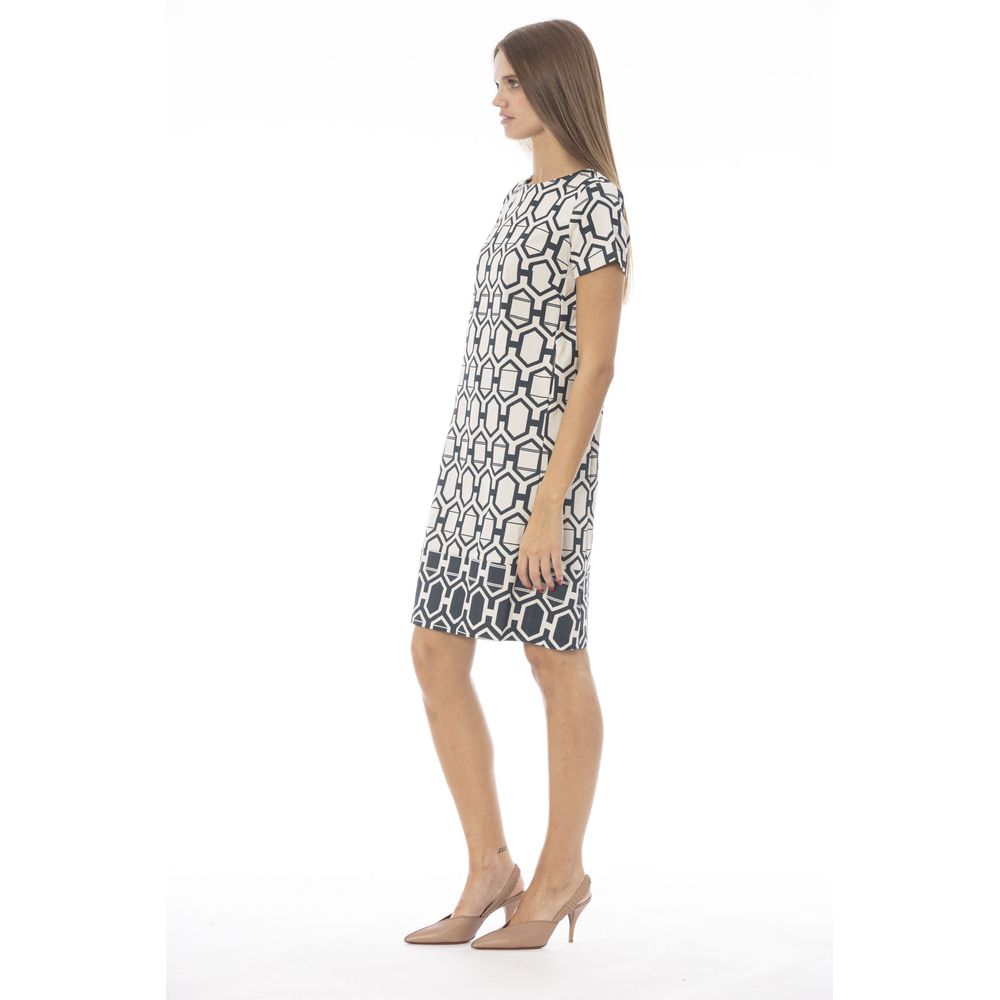 Damenkleid aus weißer Baumwolle