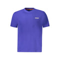 Blue Cotton Men's T-Shirt