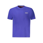Blue Cotton Men's T-Shirt