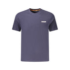 T-shirt da uomo in cotone blu