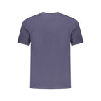 T-shirt da uomo in cotone blu