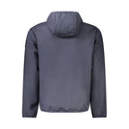 Blu Polyester Men's Jacket