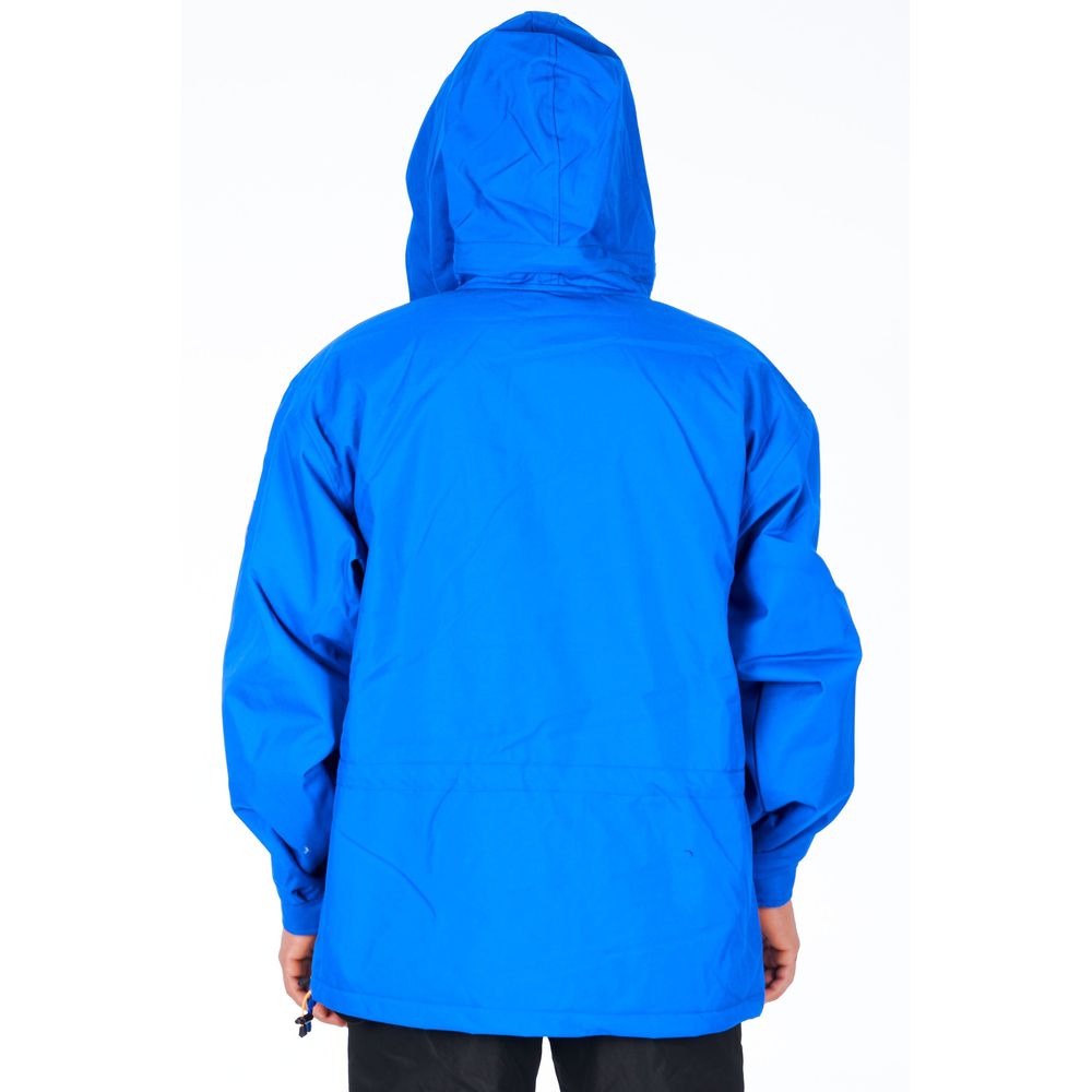 Blaue Herrenjacke aus Polyester
