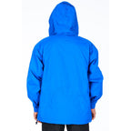 Blaue Herrenjacke aus Polyester