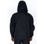 Schwarze Polyester-Herrenjacke