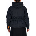 Black Polyester Women Jacket