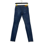 Blaue Damenjeans aus Baumwolle