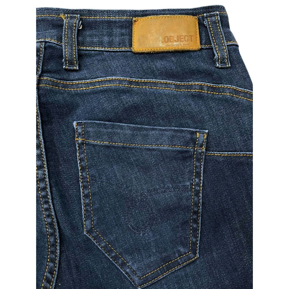 Blaue Damenjeans aus Baumwolle