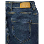 Blaue Damenjeans aus Baumwolle