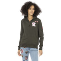 Green Cotton Women Hoodie