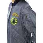 Hellblaue Polyamid Damen Jacke