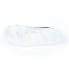 Black Leather Women Slip-On Shoe