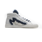 Weiße Damen-Ledersneaker