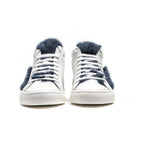 Weiße Damen-Ledersneaker