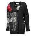 Schwarzer Acryl-Cardigan für Damen