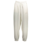 White Cotton Women's Sweatpant