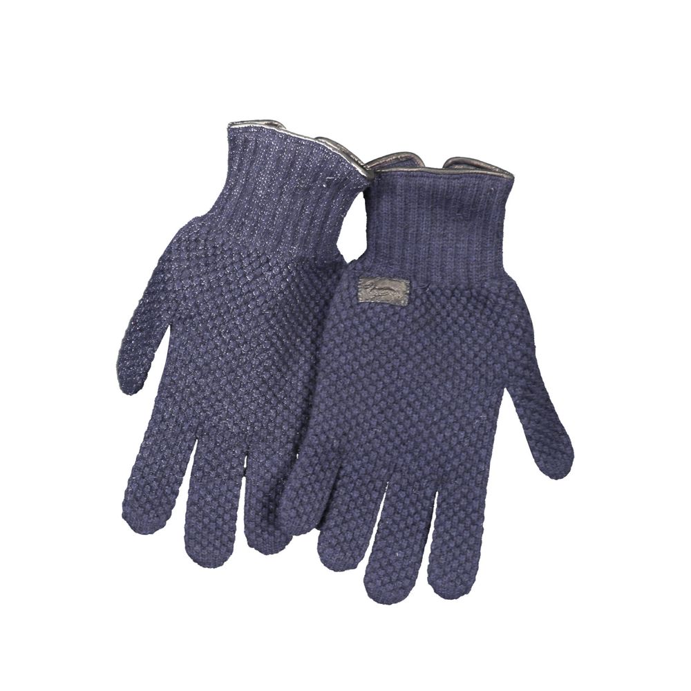 Herrenhandschuhe aus Marineblau Wolle